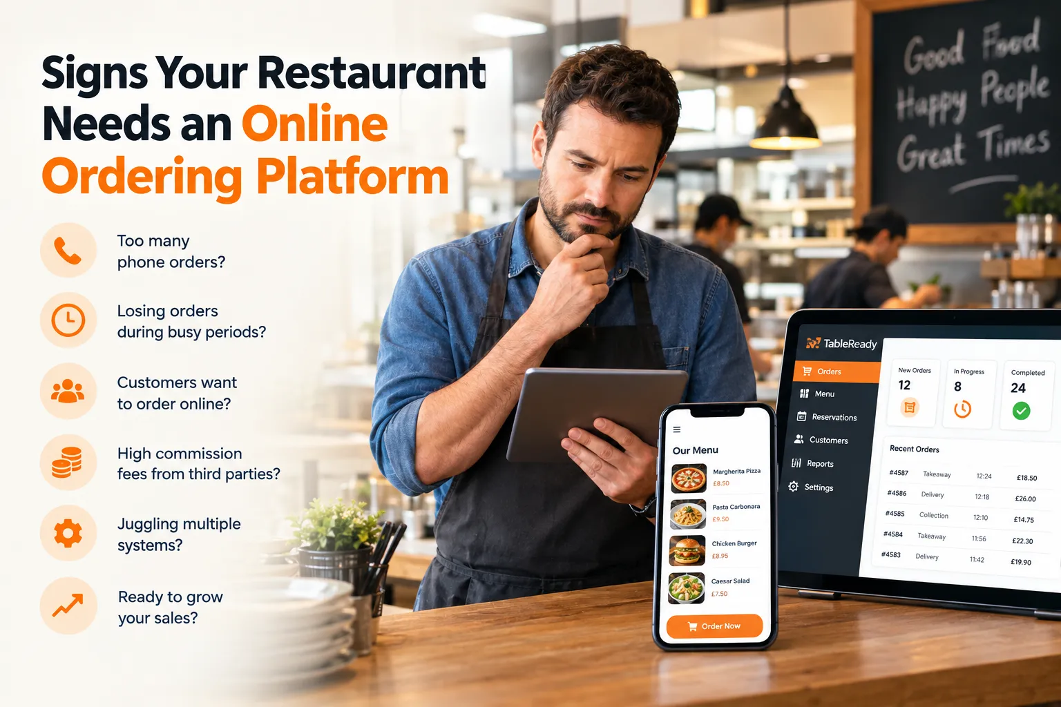 Signs Your Restaurant Needs an Online Ordering Platform