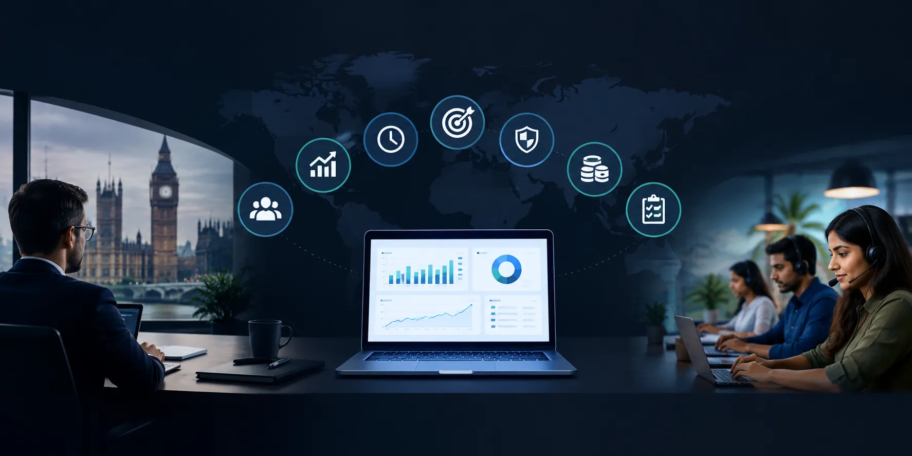 Seven Metrics Every UK Practice Should Track When Running a Hybrid Onshore-Offshore Team