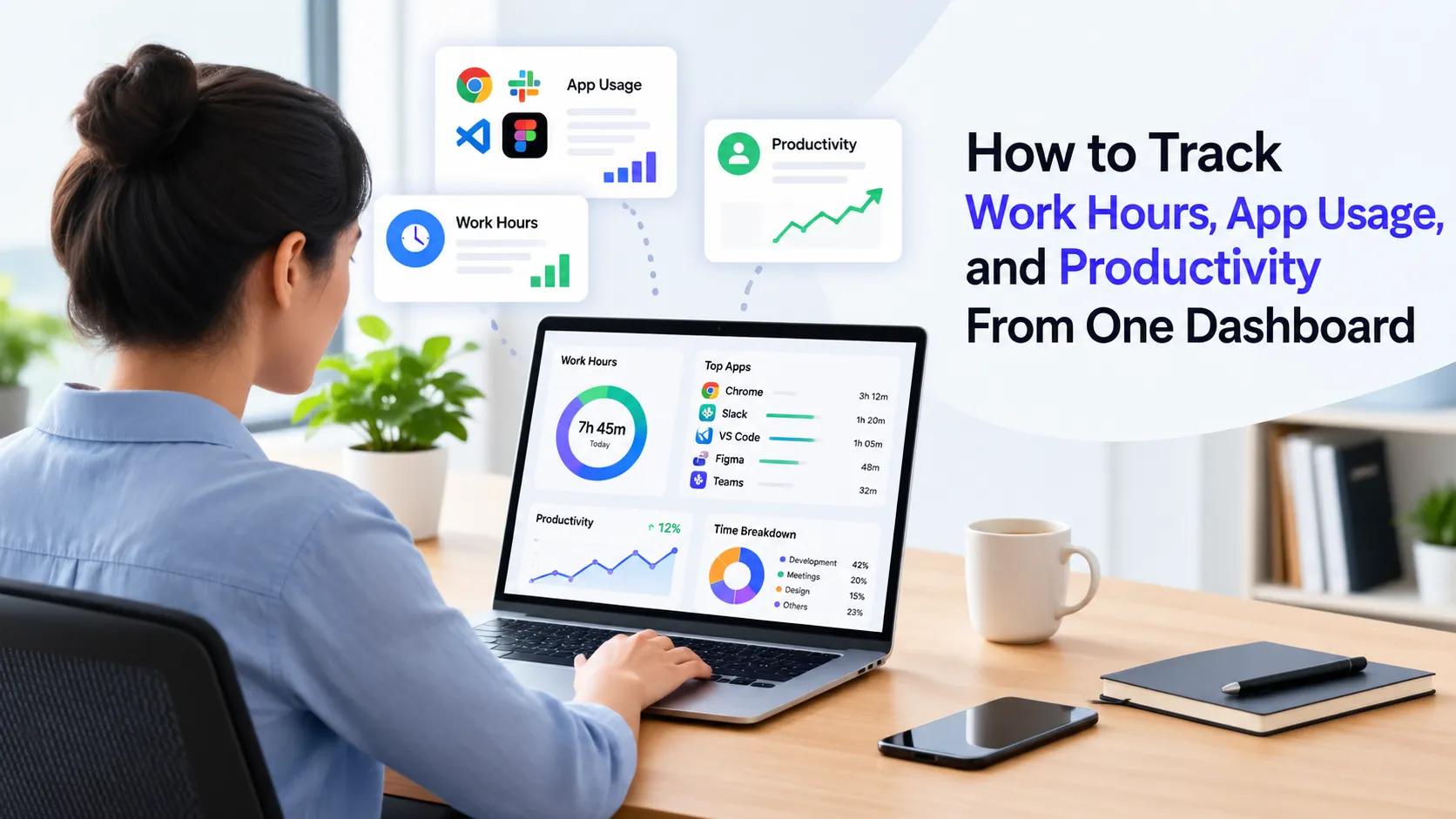 How to Track Work Hours, App Usage, and Productivity From One Dashboard