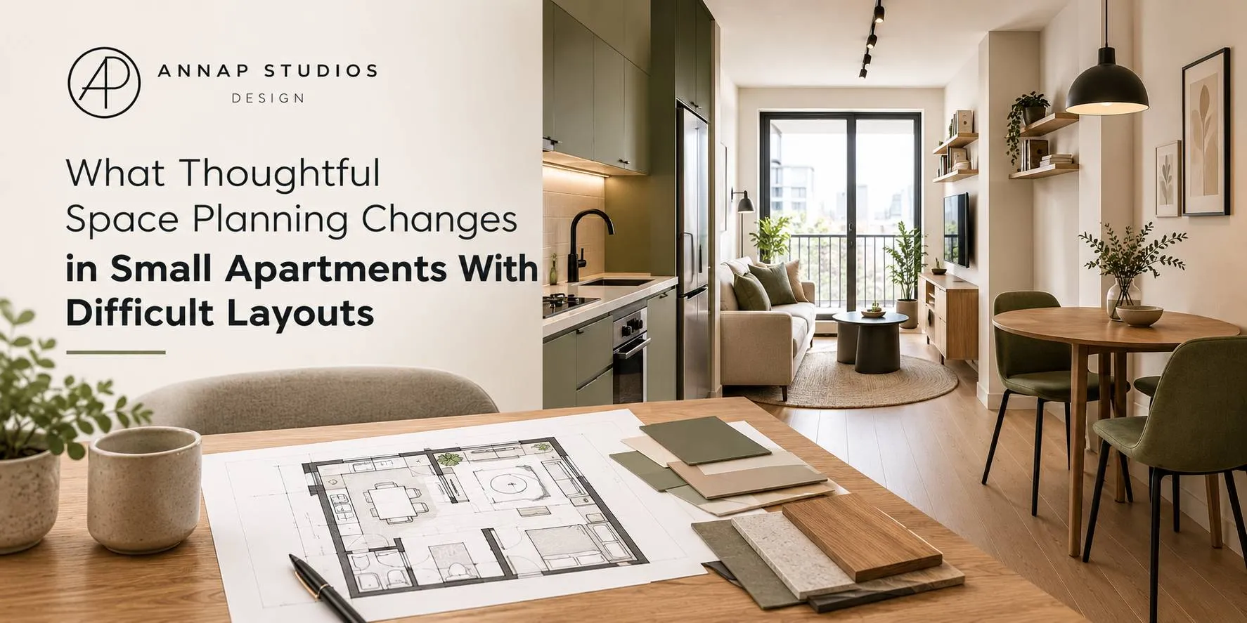 What Thoughtful Space Planning Changes in Small Apartments With Difficult Layouts