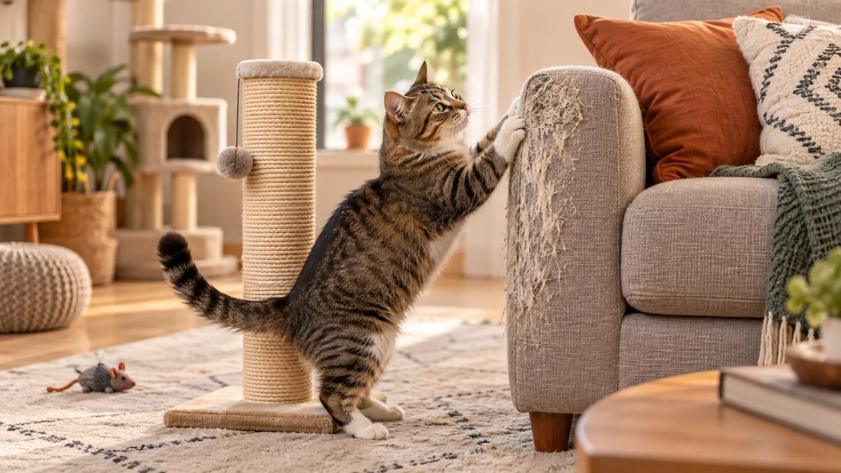 Why Does My Cat Keep Scratching the Same Furniture?