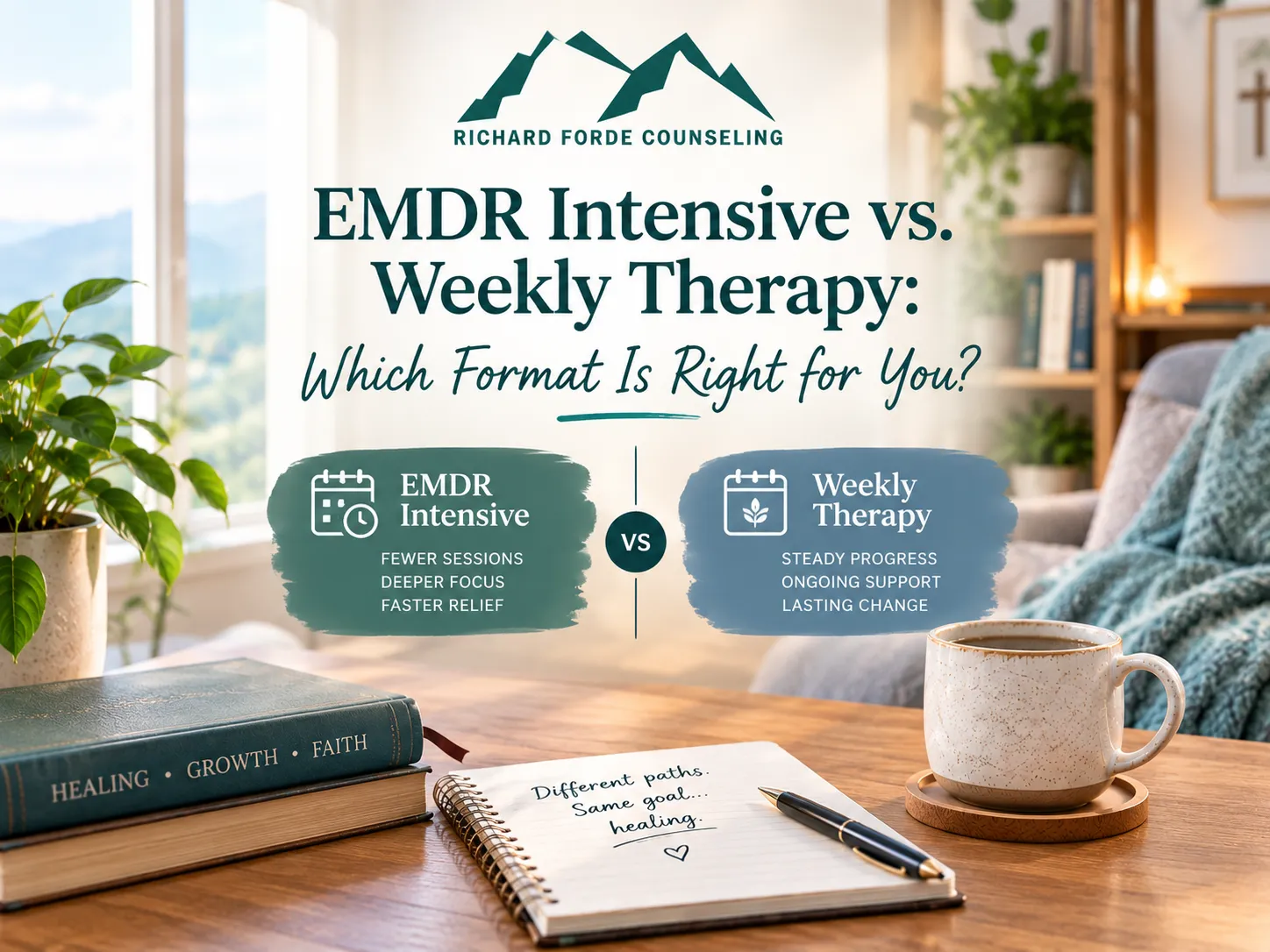EMDR Intensive vs. Weekly Therapy: Which Format Is Right for You?