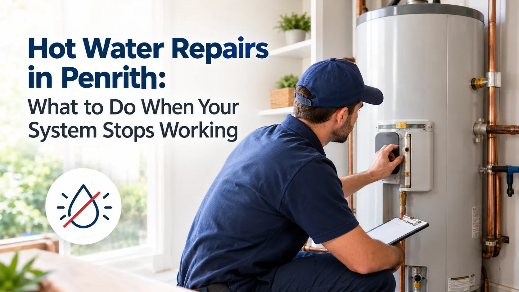 Hot Water Repairs in Penrith: What to Do When Your System Stops Working