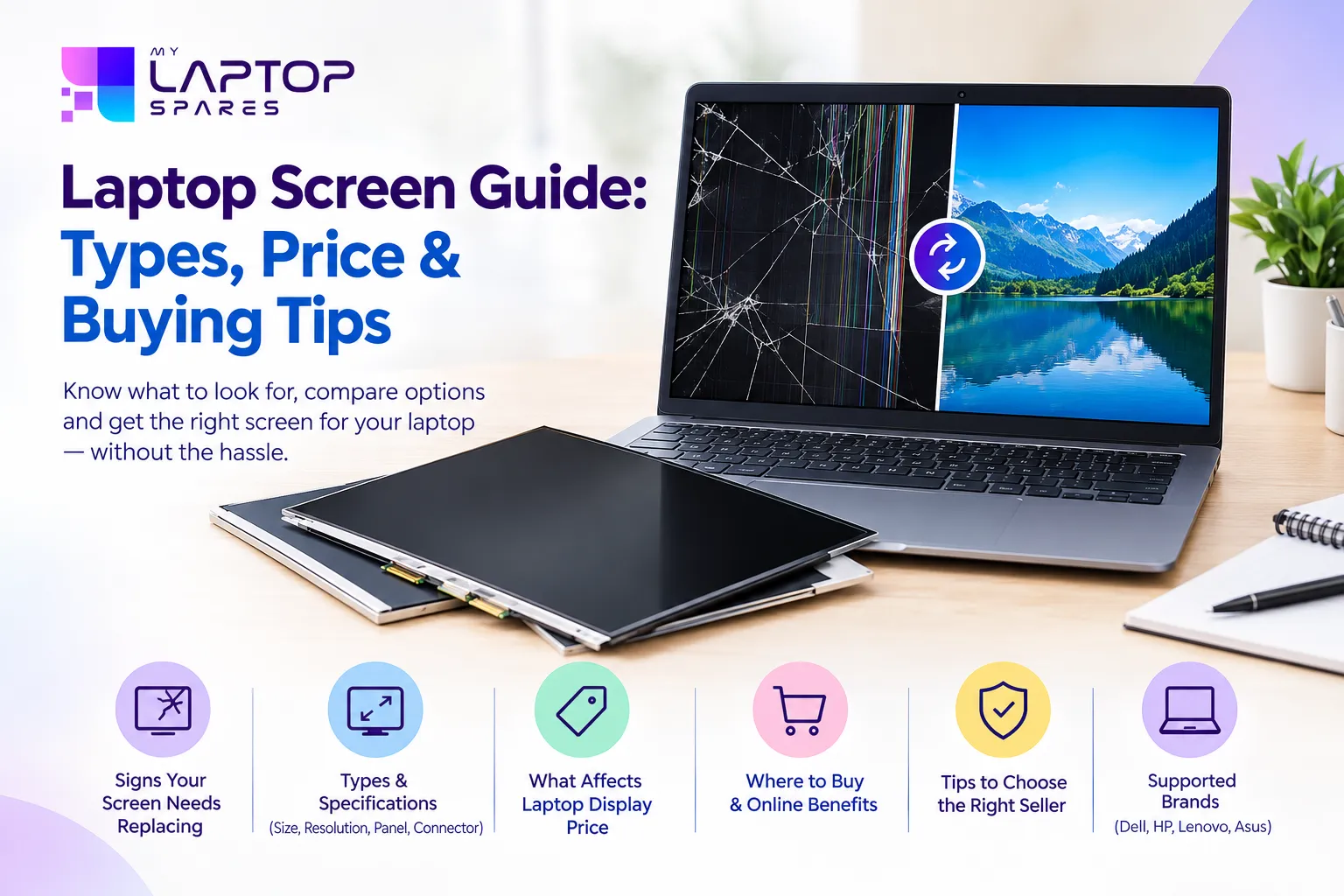 Laptop Screen Guide: Types, Price & Buying Tips