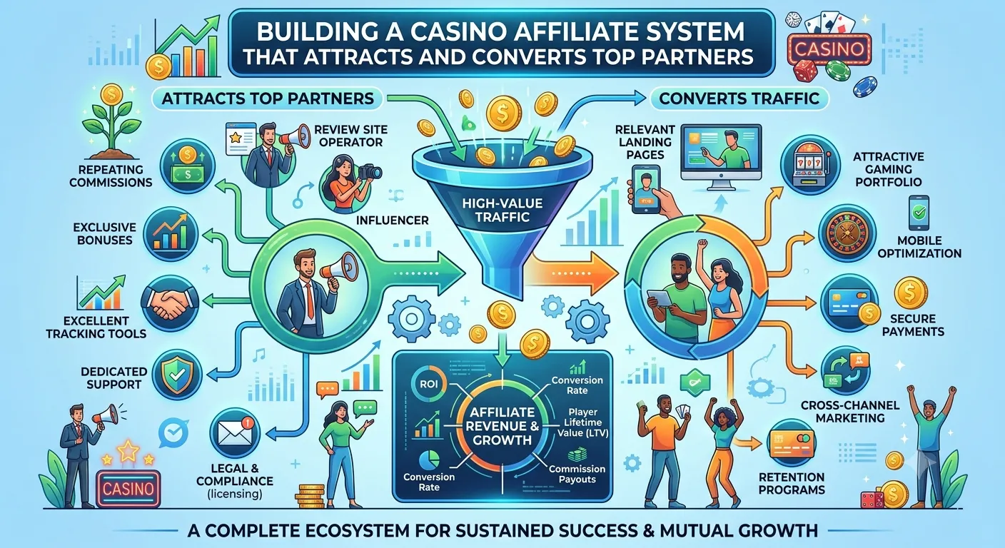 Building a Casino Affiliate System That Attracts and Converts Top Partners