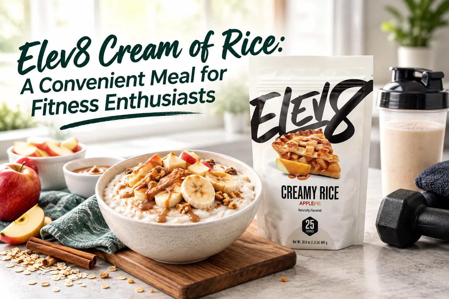 Elev8 Cream of Rice: A Convenient Meal for Fitness Enthusiasts