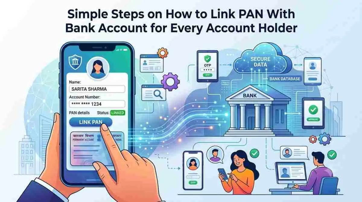 Simple Steps on How to Link PAN With Bank Account for Every Account Holder