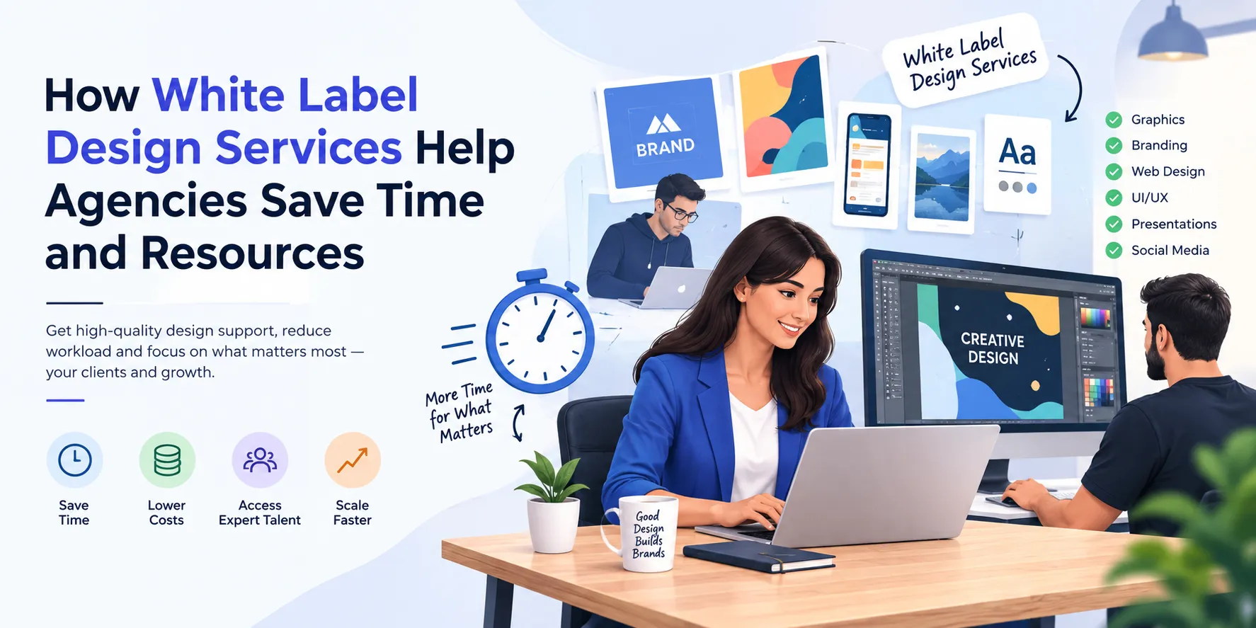 How White Label Design Services Help Agencies Save Time and Resources