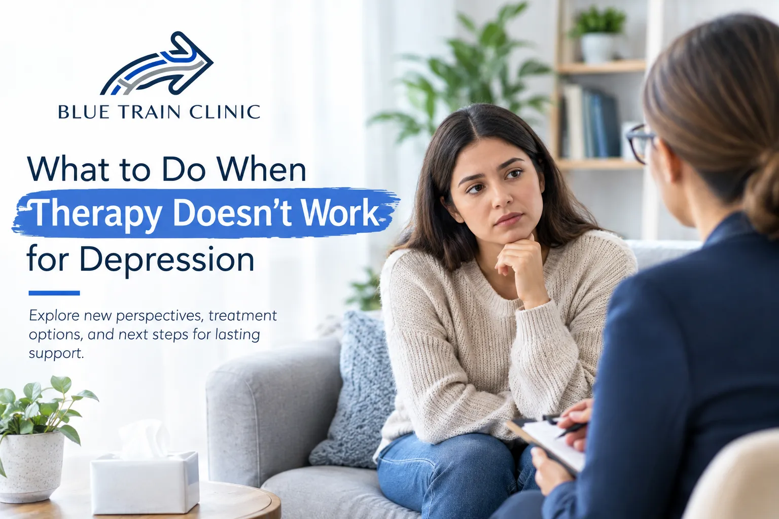 What to Do When Therapy Doesn’t Work for Depression