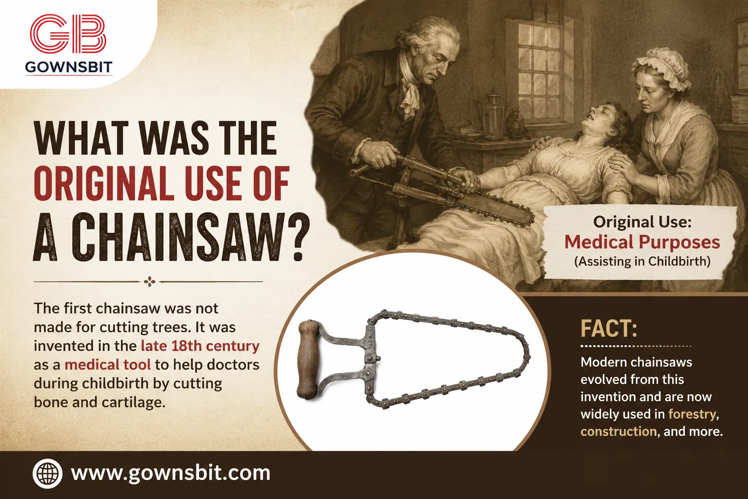 What Was the Original Use of a Chainsaw? The Surprising History Behind the Tool