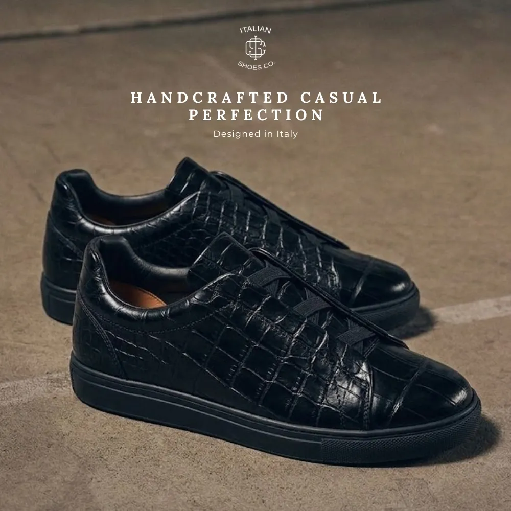 Premium Leather Sneakers for Men | Italian Style for Everyday Wear