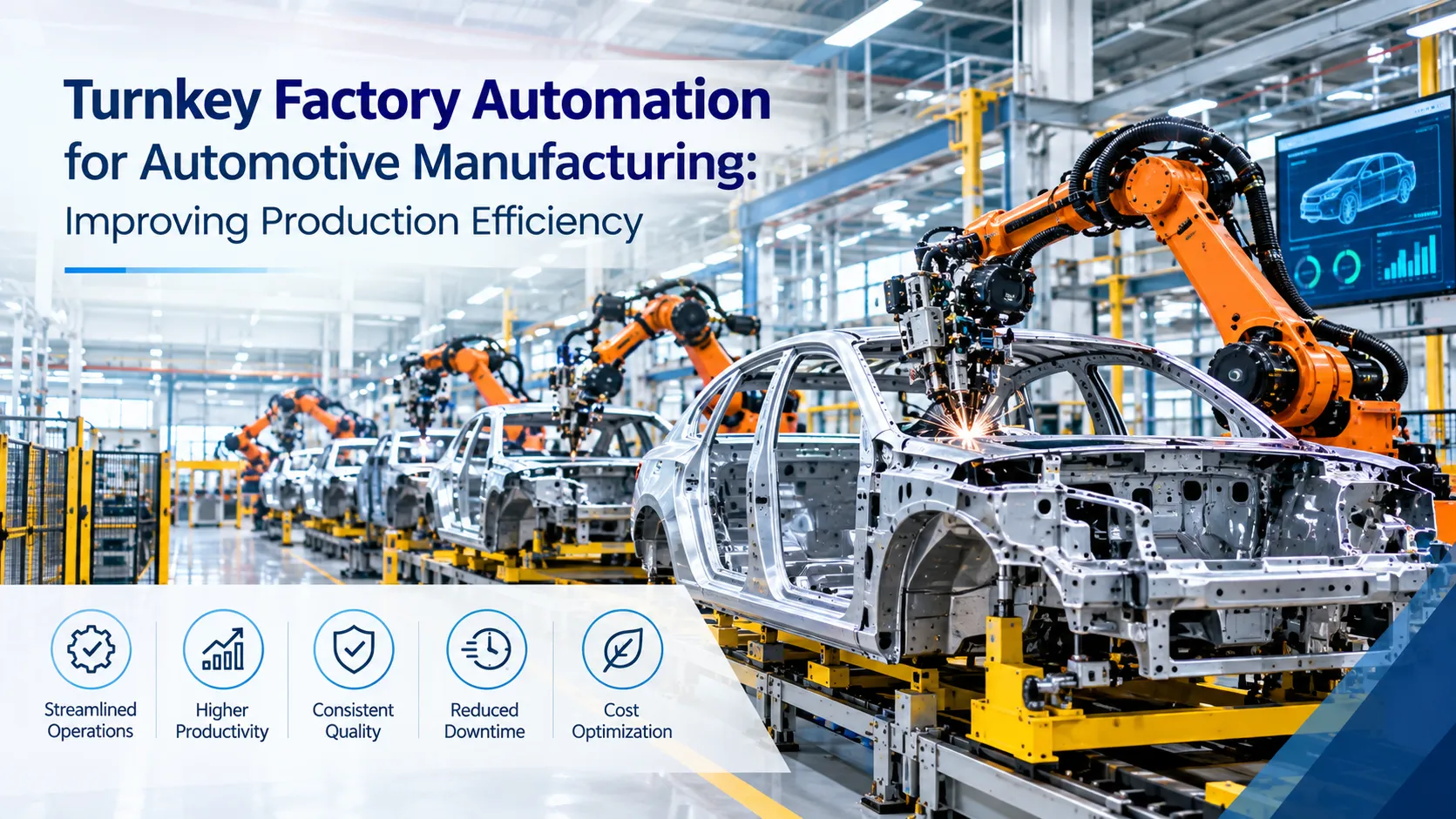 Turnkey Factory Automation for Automotive Manufacturing: Improving Production Efficiency