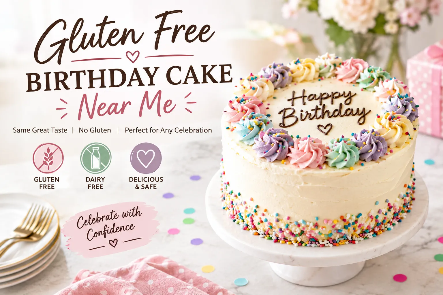 Gluten-Free Birthday Cakes: What to Look for Before You Order
