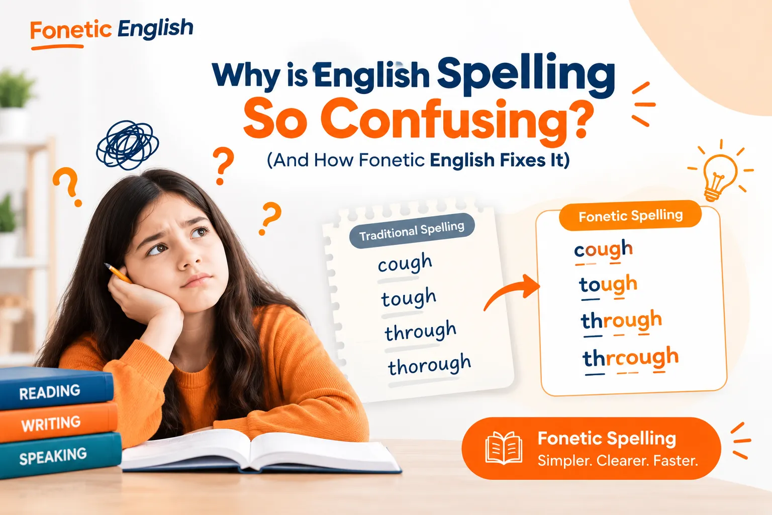 Why is English Spelling So Confusing? (And How Fonetic English Fixes It)