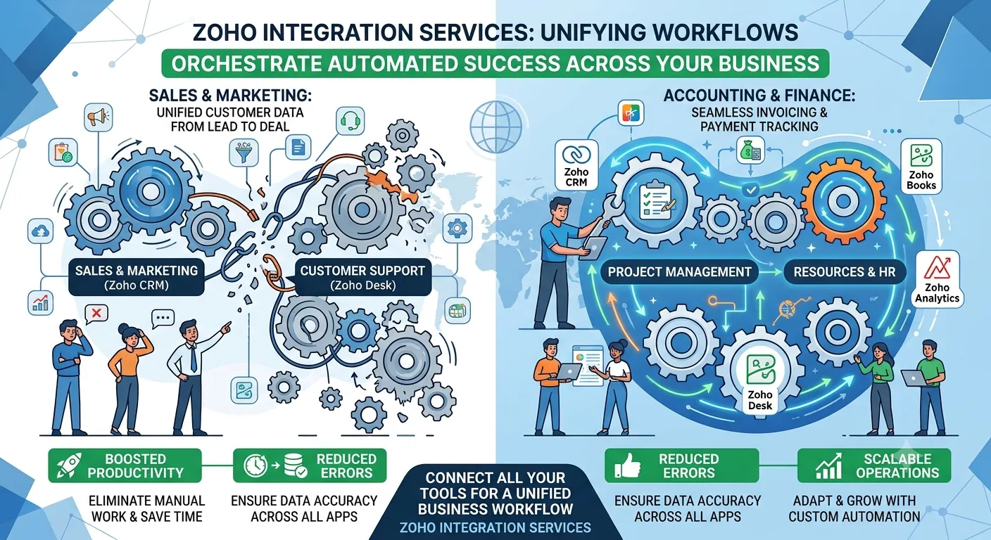 Zoho Integration Services for Workflow Automation