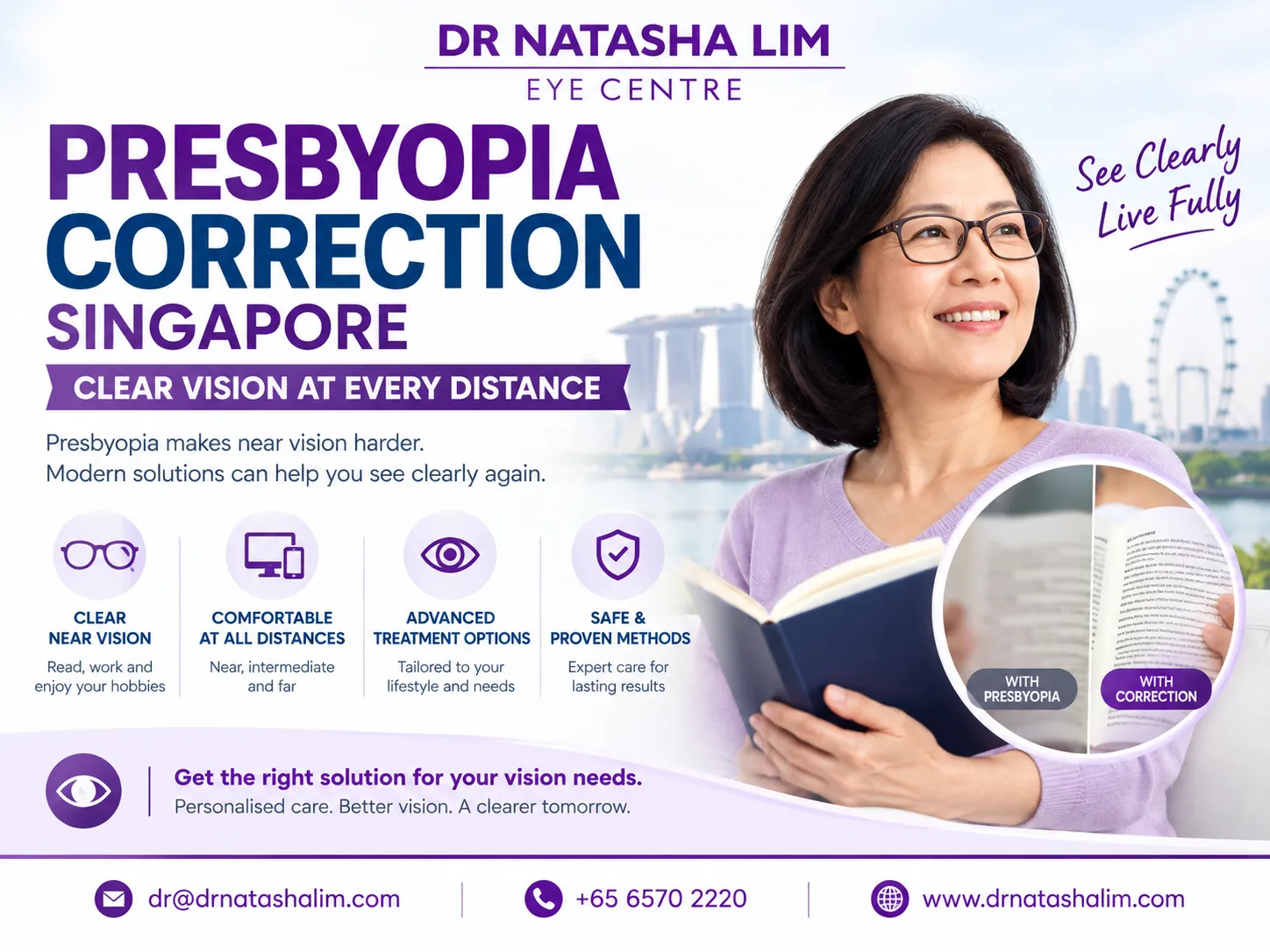 Presbyopia Correction: Modern Solutions for Clear Vision at All Distances