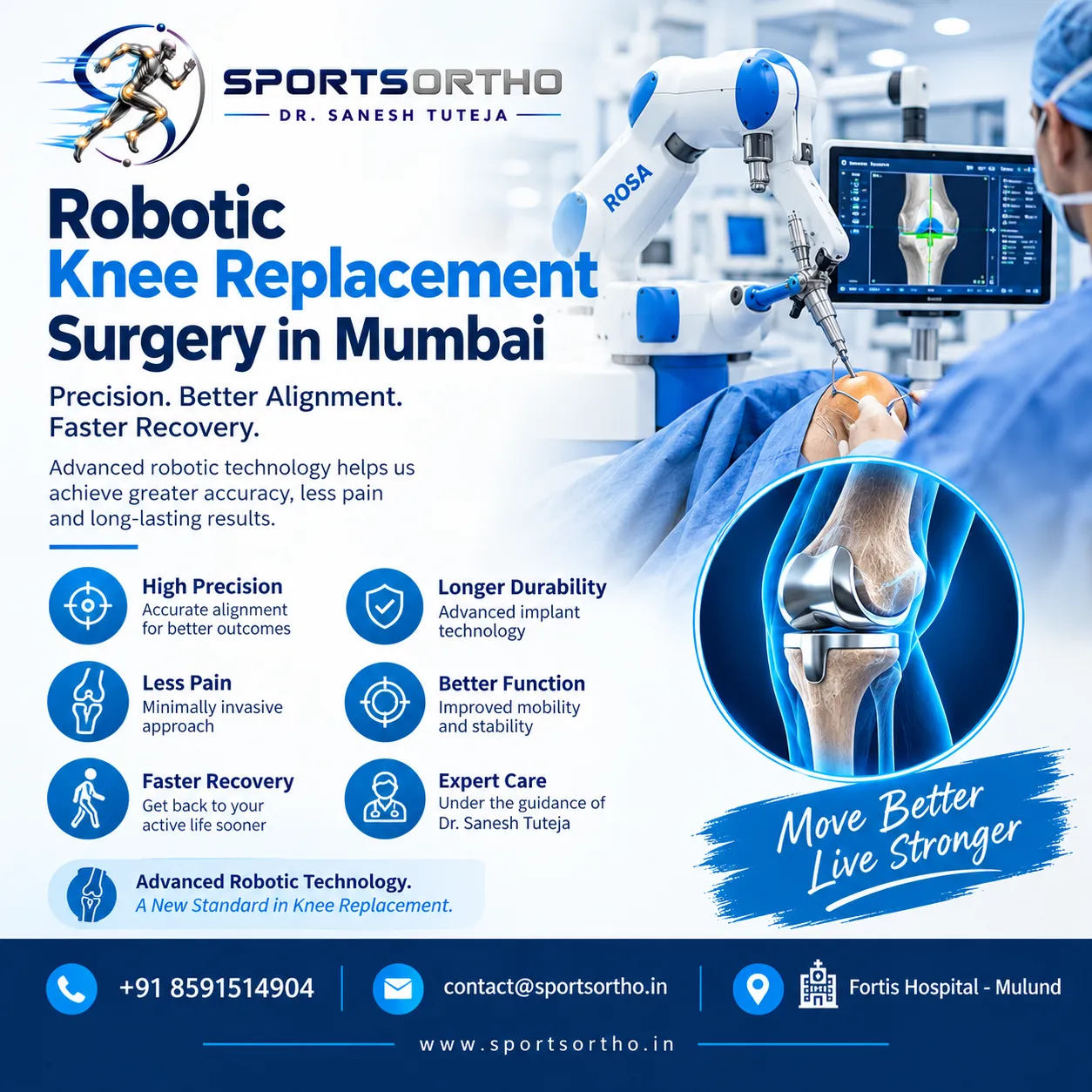 How Does Robotic Technology Improve Knee Replacement Accuracy?