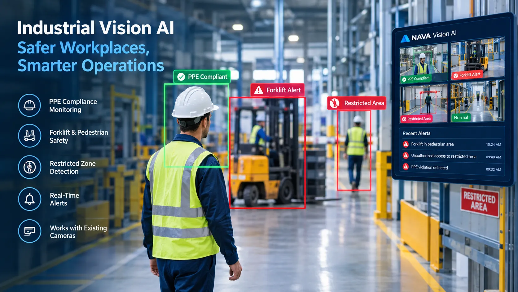 4 Industrial Vision AI Solutions That Reduce Safety Incidents