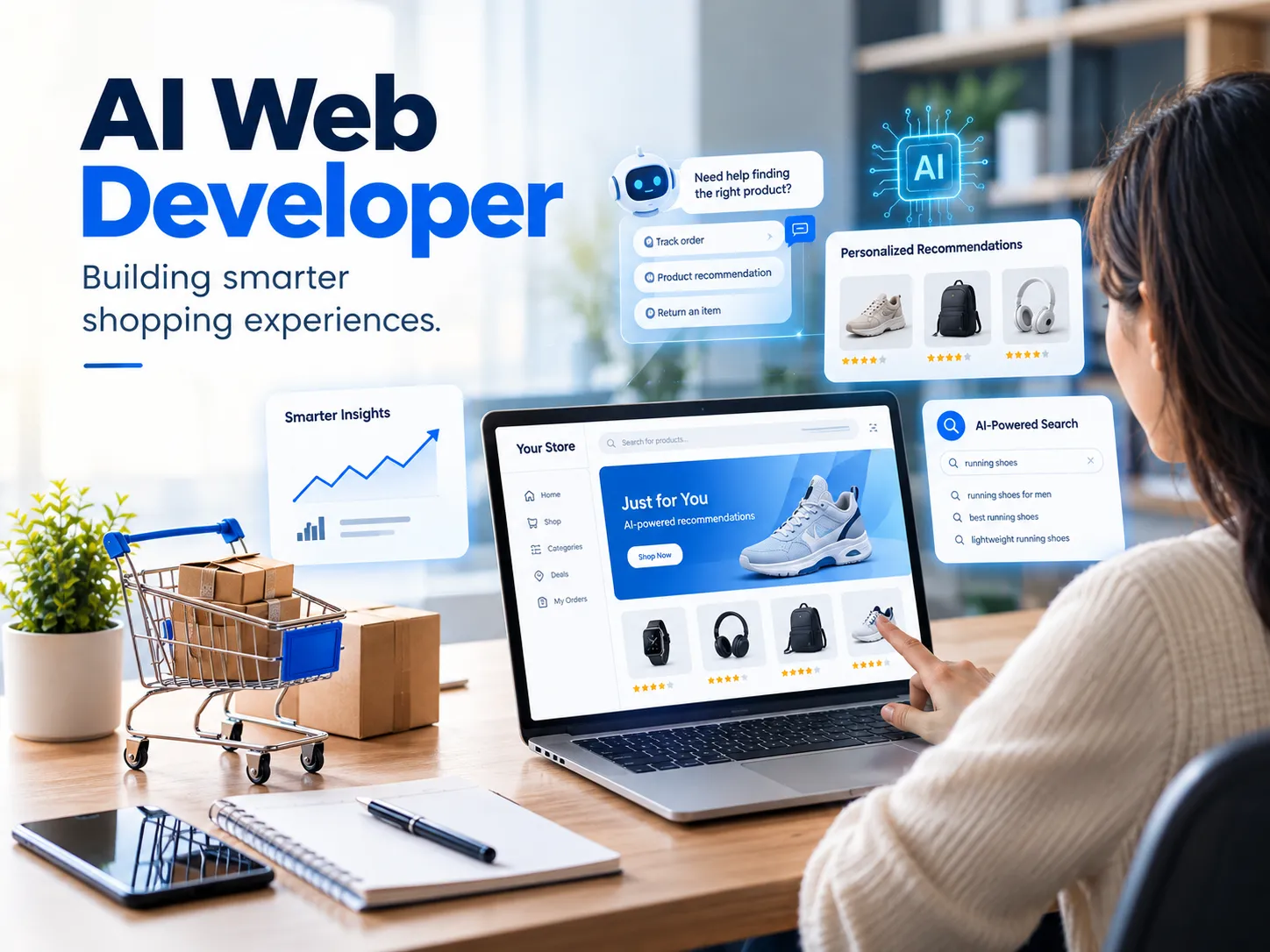 AI Web Developer for E-commerce: Building Smarter Shopping Experiences