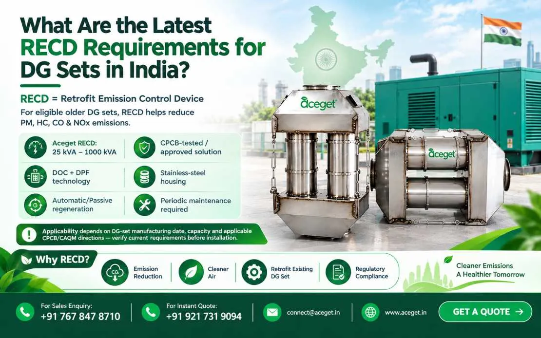 What Are the Latest RECD Requirements for DG Sets in India?