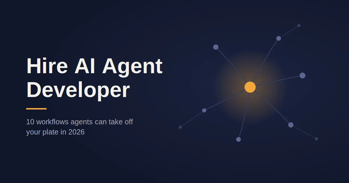 10 Business Processes You Can Automate With Custom AI Agents in 2026
