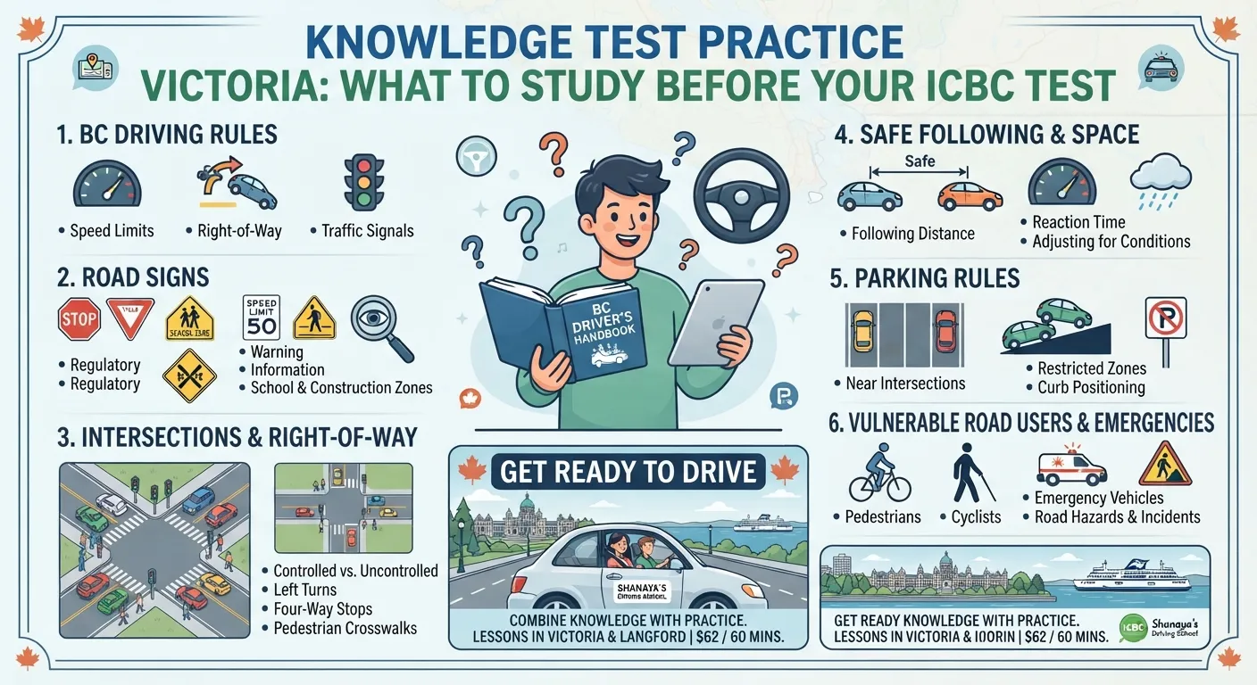 Knowledge Test Practice Victoria: What to Study Before Your ICBC Test