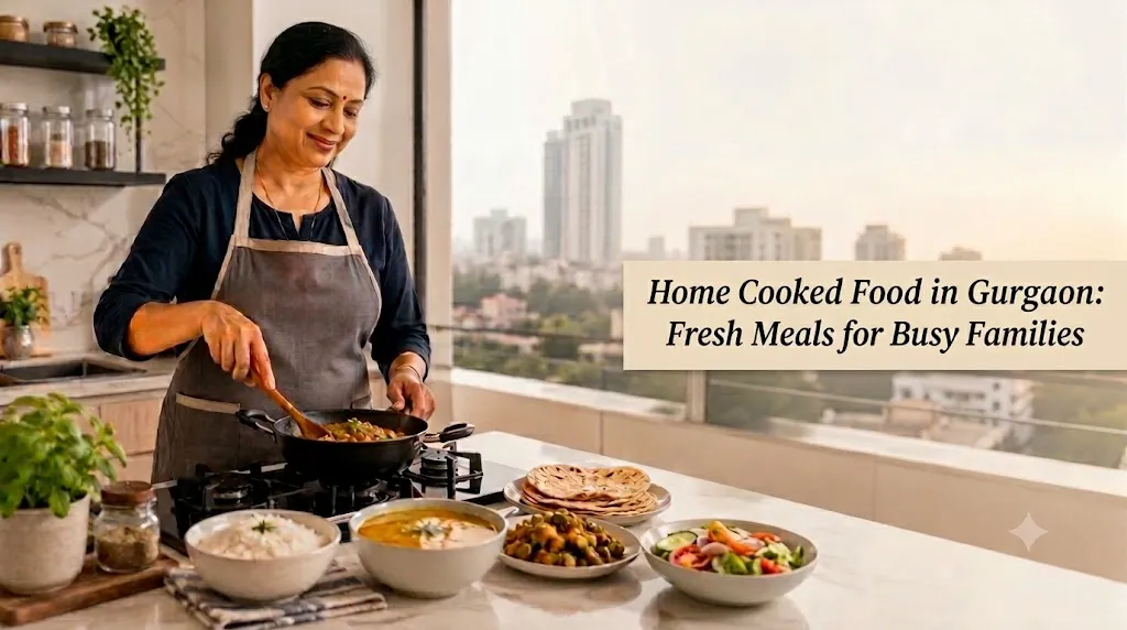 Home Cooked Food in Gurgaon: A Simple Solution for Busy Families