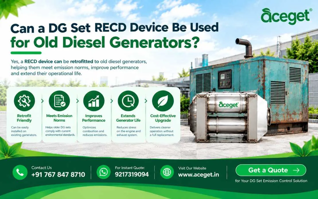 Can a DG Set RECD Device Be Used for Old Diesel Generators?