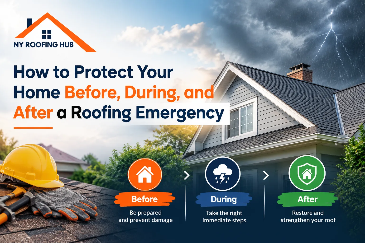 How to Protect Your Home Before, During, and After a Roofing Emergency