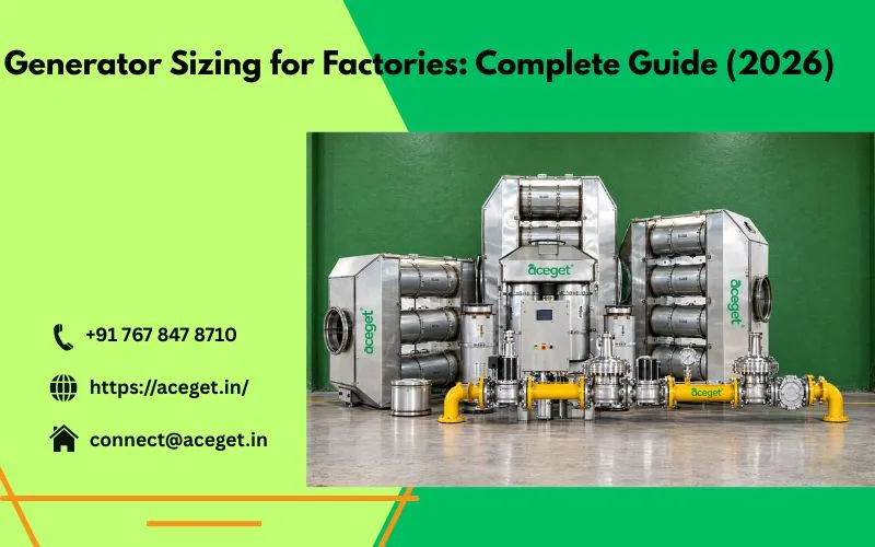 Generator Sizing for Factories: Complete Guide (2026)