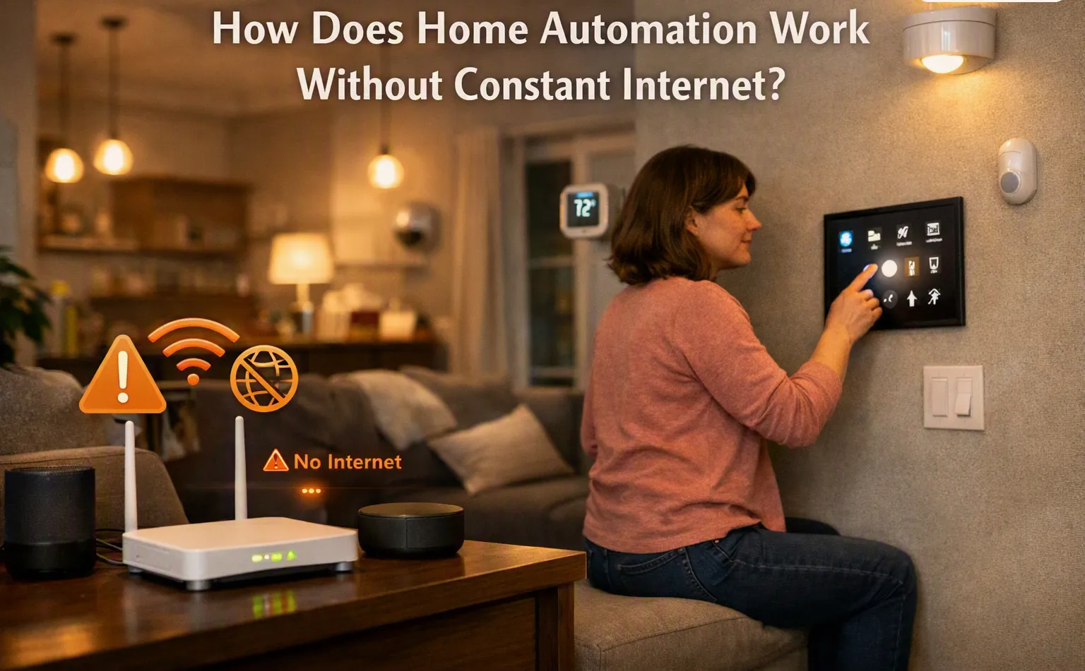 How Does Home Automation Work Without Constant Internet?