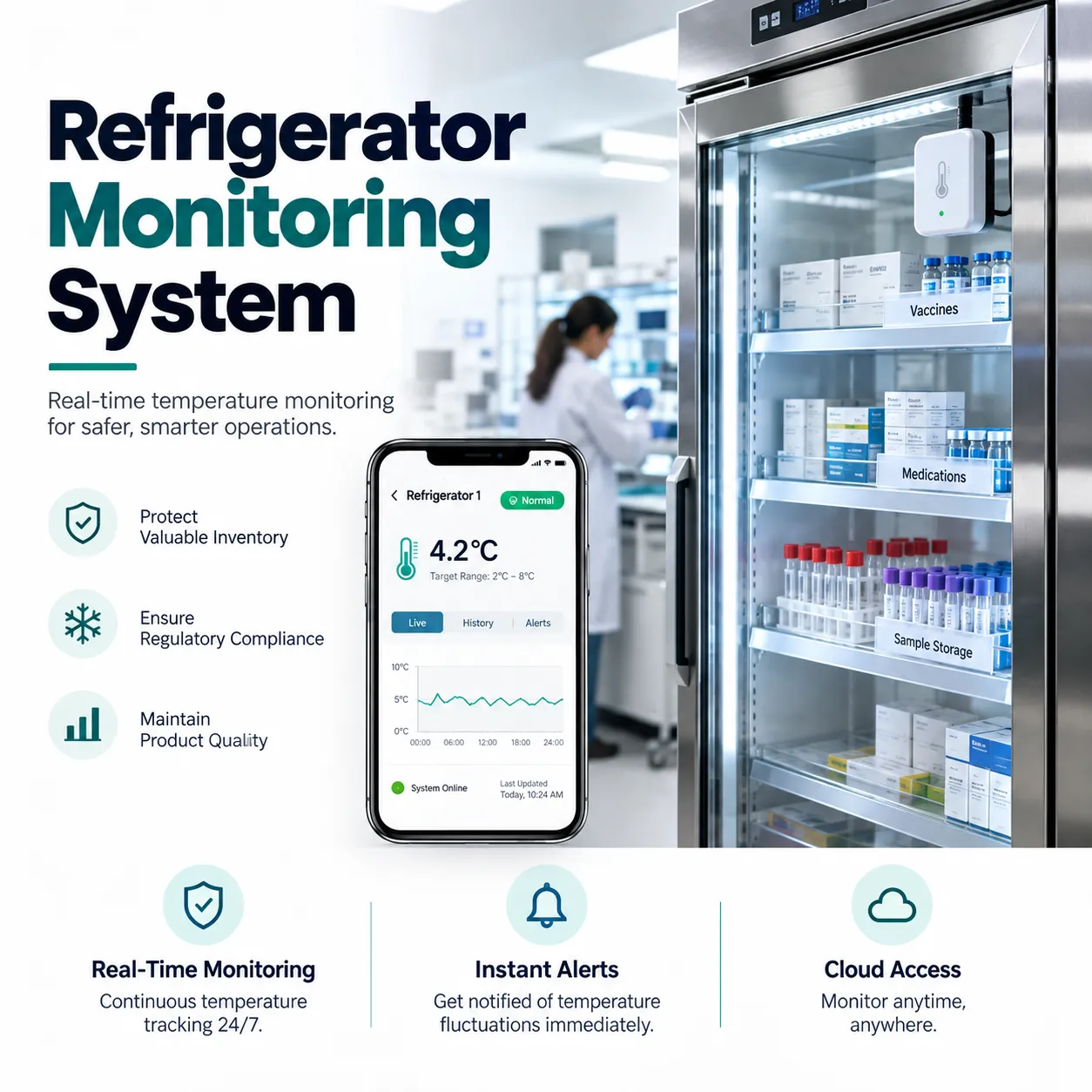 Healthcare Refrigerator Monitoring System in KSA: Ensuring Safe and Reliable Medical Storage