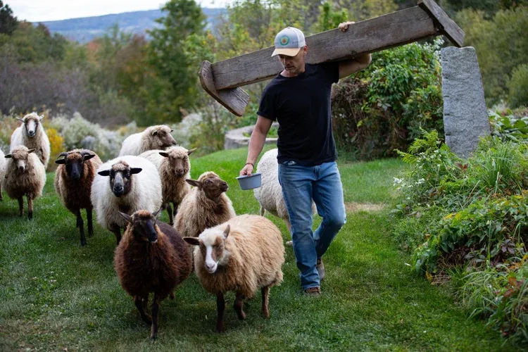 A Peaceful Maine Escape for Meditation and Farm Life