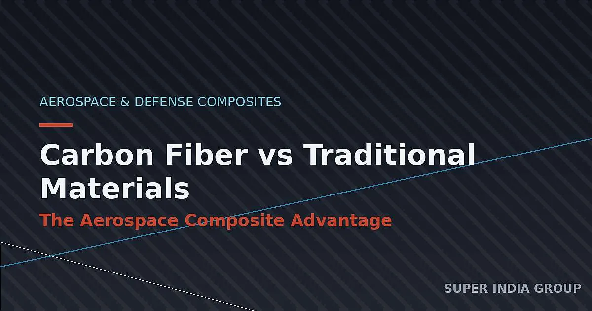 Carbon Fiber vs Traditional Materials: The Aerospace Composite Advantage