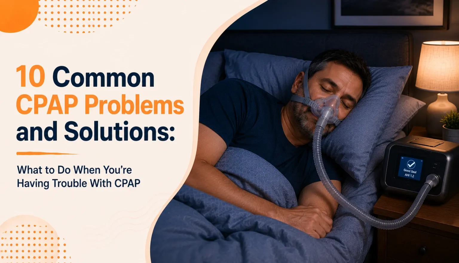 10 Common CPAP Problems and Solutions: What to Do When You’re Having Trouble With CPAP