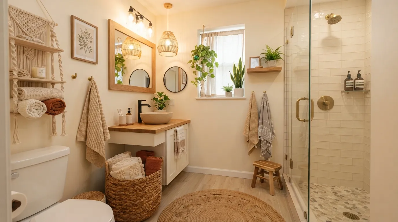 Boho Bathroom Ideas: The Trends Shaping Bohemian Bathrooms This Year