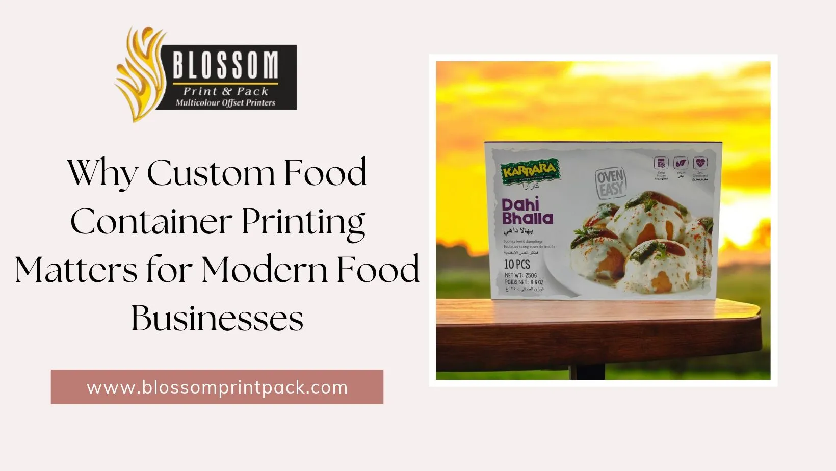 Why Custom Food Container Printing Matters for Modern Food Businesses