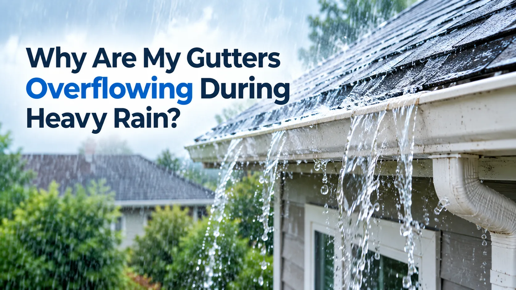 Why Are My Gutters Overflowing During Heavy Rain? | An Expert Guide to Fix This