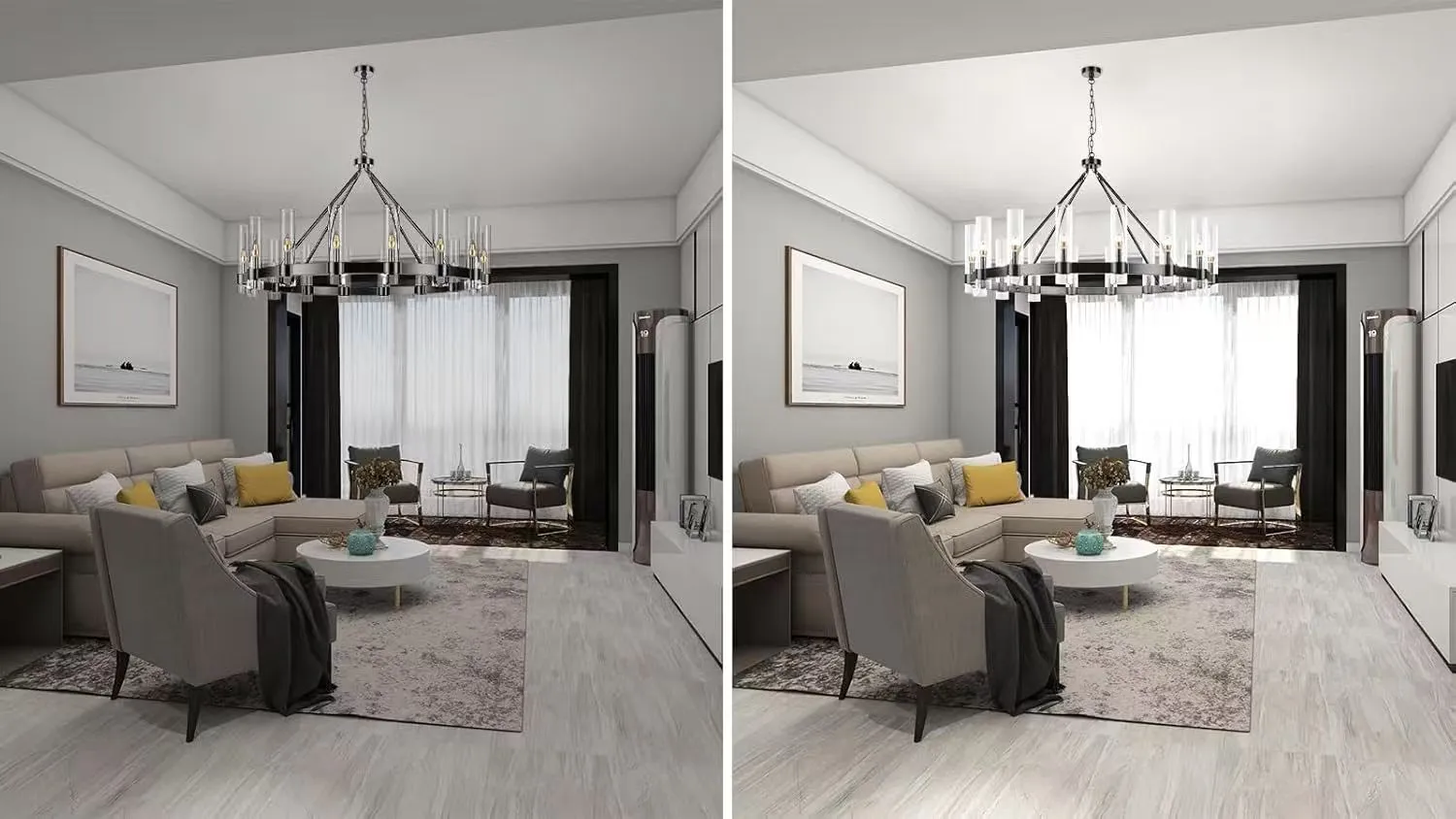 Illuminate Your Space with a Black Wagon Wheel Chandelier