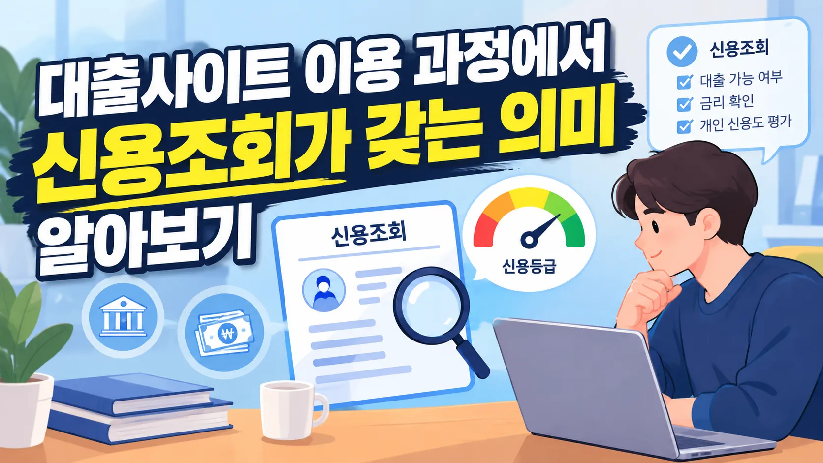 대출사이트 이용 과정에서 신용조회가 갖는 의미 알아보기