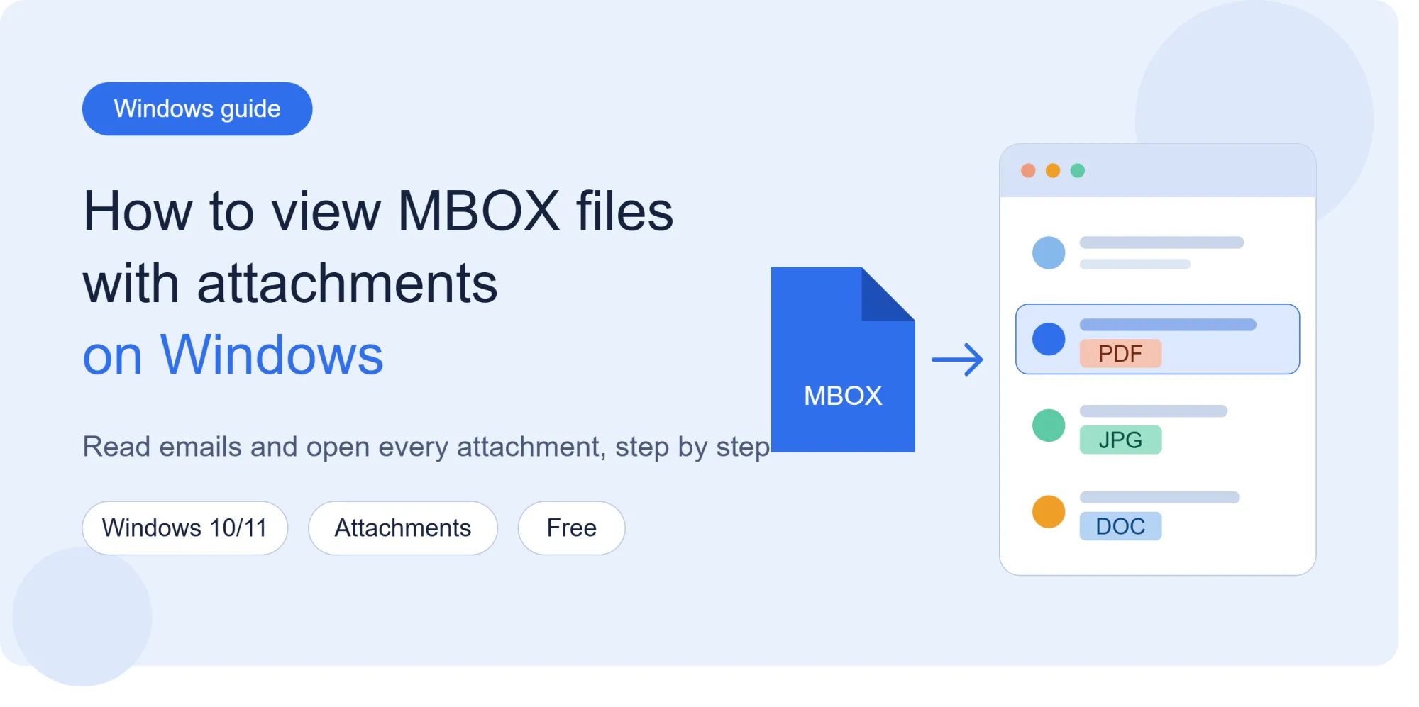 How to View MBOX Files With Attachments on Windows? Best Methods
