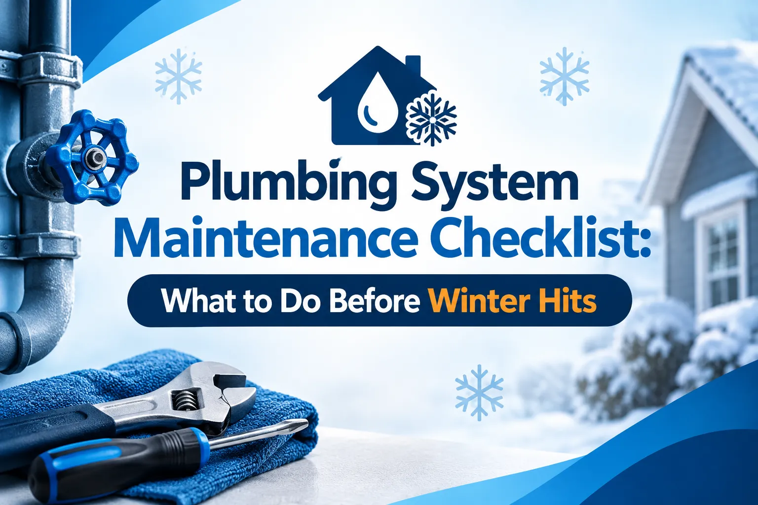 Plumbing System Maintenance Checklist: What to Do Before Winter Hits