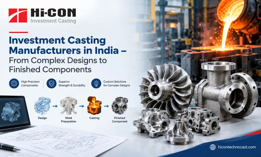 Investment Casting Manufacturers in India – From Complex Designs to Finished Components