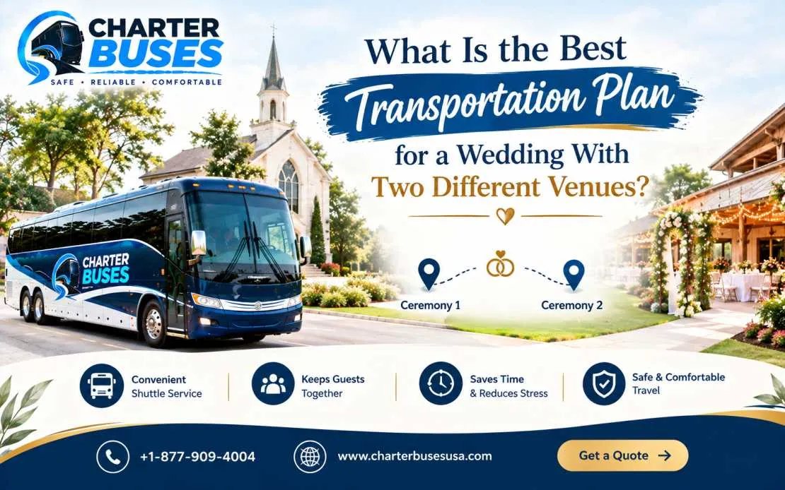 What Is the Best Transportation Plan for a Wedding With Two Different Venues?