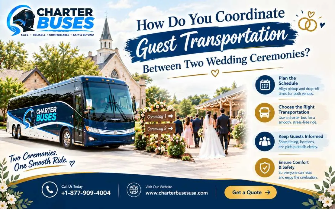 How Do You Coordinate Guest Transportation Between Two Wedding Ceremonies?