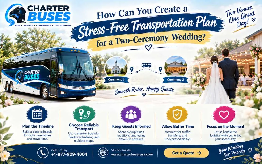 How Can You Create a Stress-Free Transportation Plan for a Two-Ceremony Wedding?