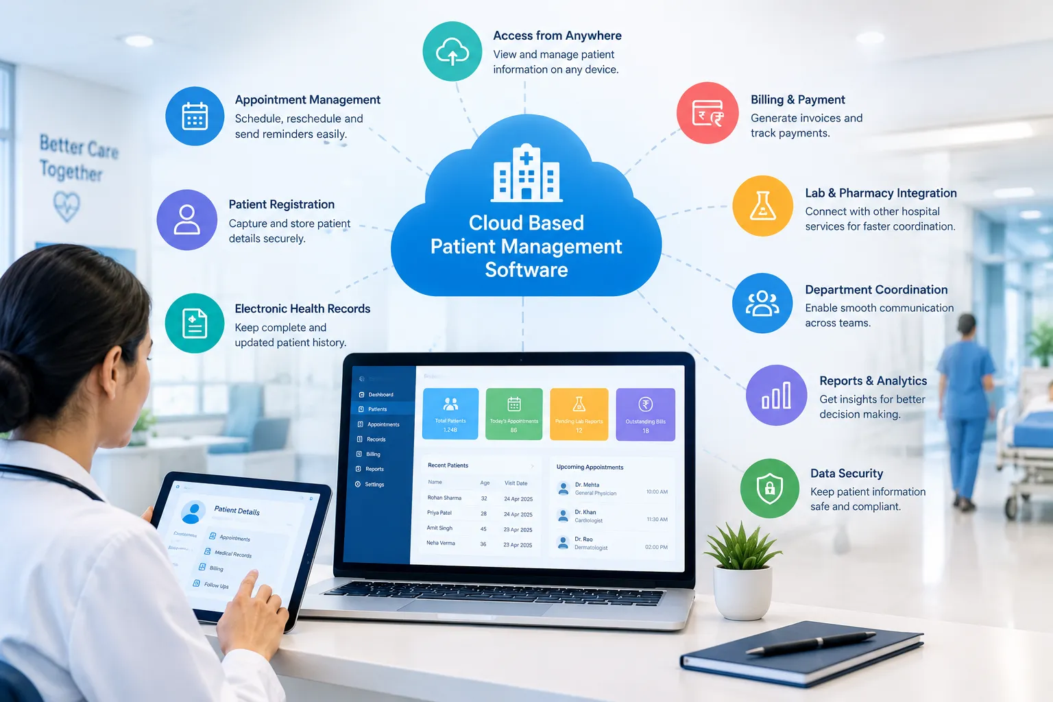 How Cloud Based Patient Management Software Supports Modern Healthcare Operations