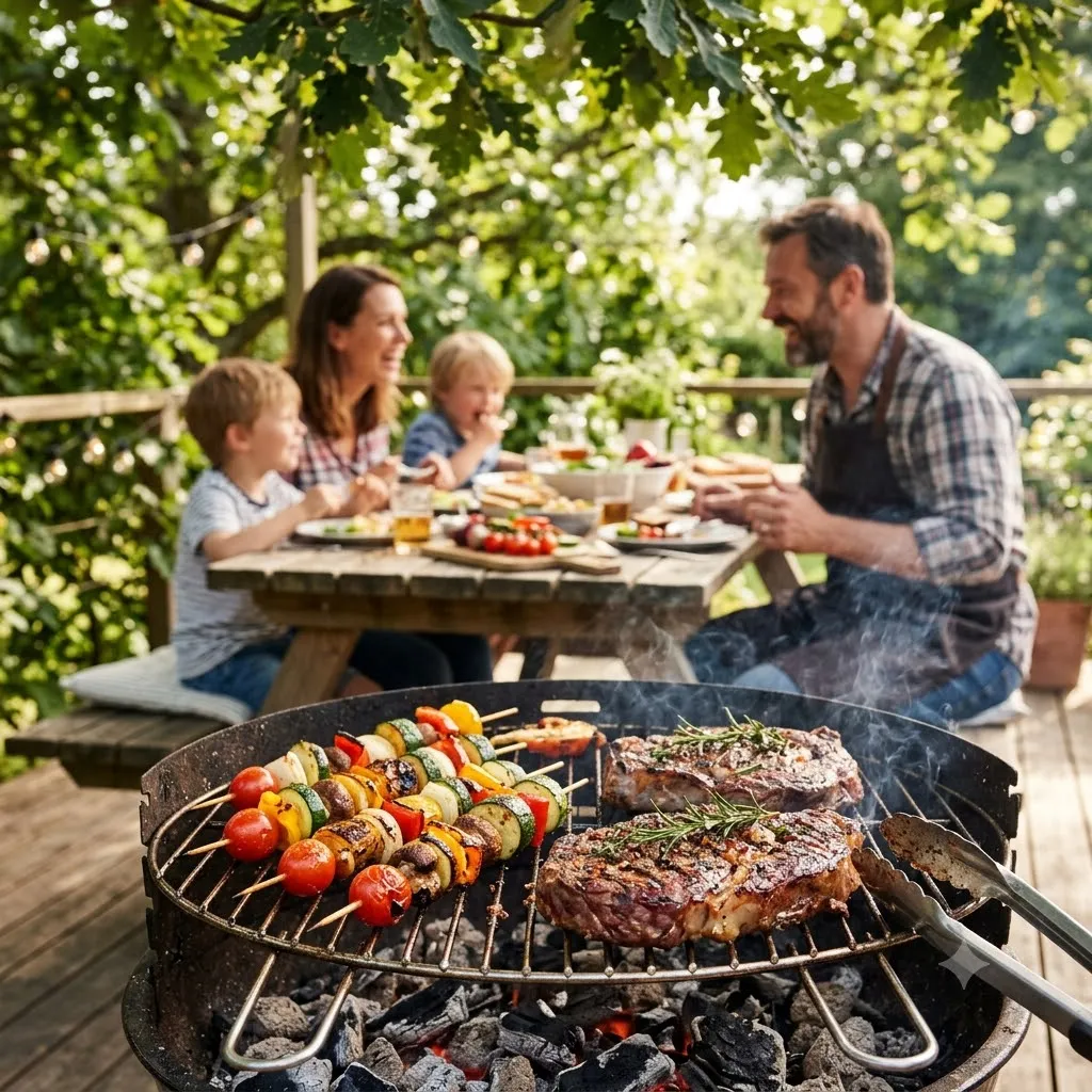 Backyard grilling inspiration brought to you by TheCatBall.