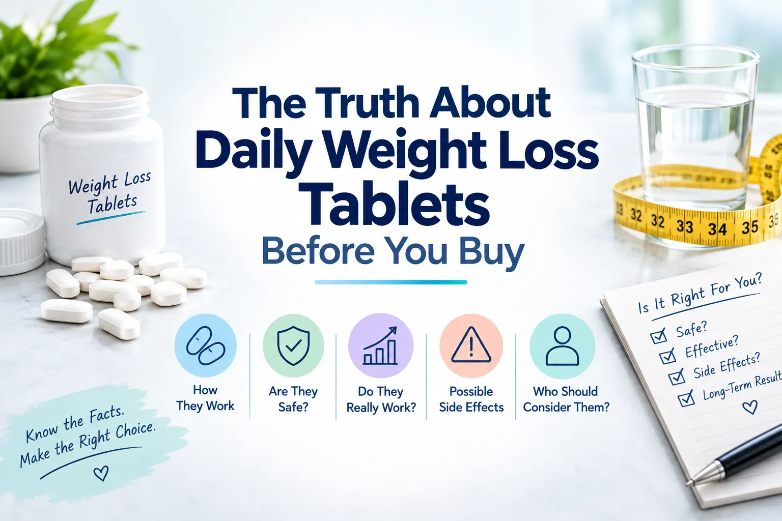 The Truth About Daily Weight Loss Tablets Before You Buy