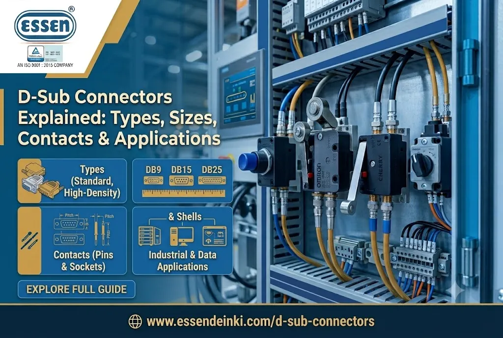 D-Sub Connectors Explained: Types, Sizes, Contacts & Applications